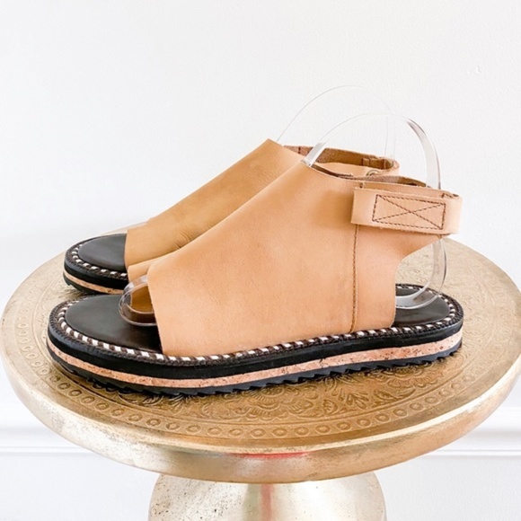 Free People Shoes - Free People Carlsbad Leather Cutout Sandals